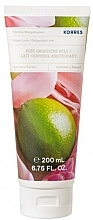 Düfte, Parfümerie und Kosmetik Glättende Körpermilch mit Ingwer und Limette - Korres Ginger Lime Body Smoothing Milk