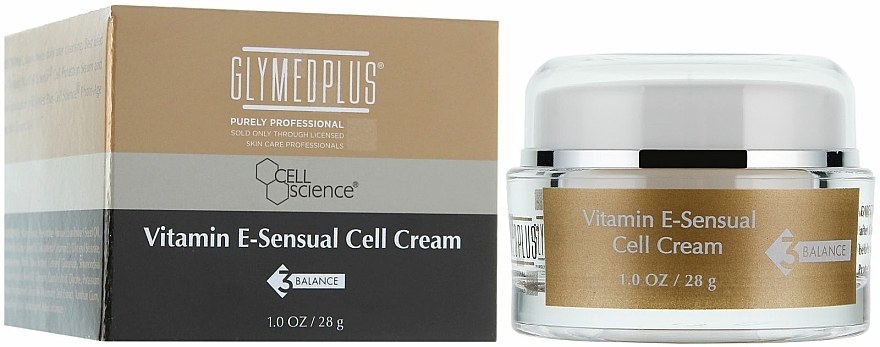 Zellcreme für das Gesicht mit Vitamin E - GlyMed Plus Cell Science Vitamin E-Sensual Cell Cream — Bild N1