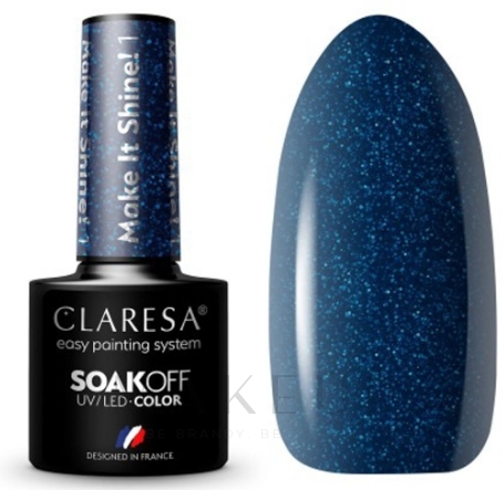 Gellack für Nägel - Claresa Make It Shine! Soak Off UV/LED Color — Bild 1