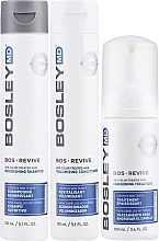 Haarpflegeset - Bosley Bos Revive Kit (Shampoo 150ml + Conditioner 150 + Haarbehandlung 100ml)  — Bild N2