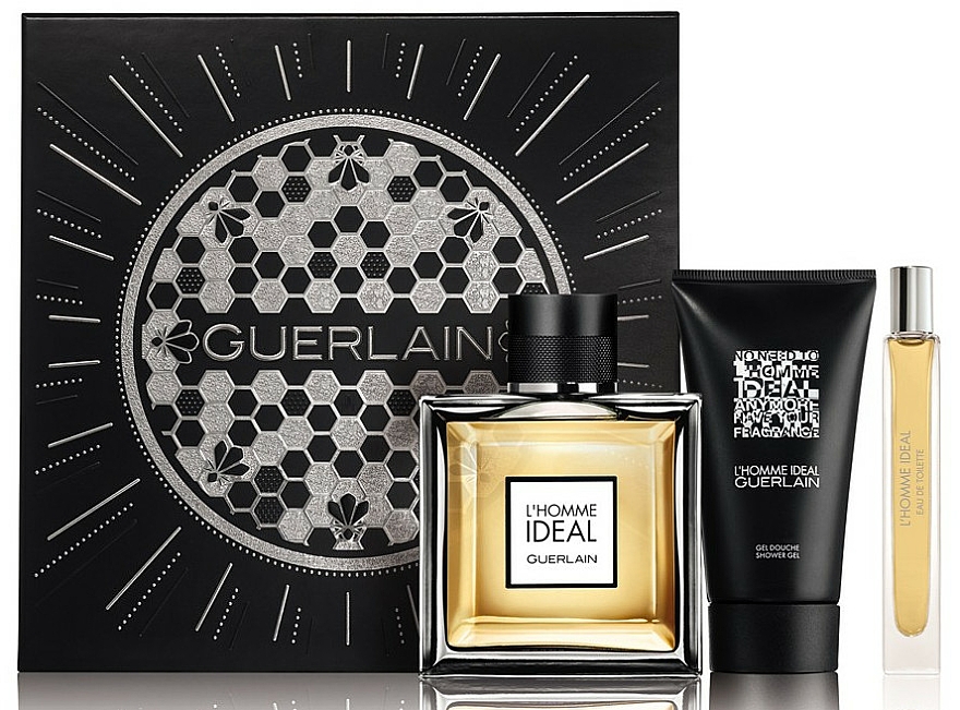 Guerlain L´Homme Ideal - Duftset (Eau de Toilette 100ml + Eau de Toilette 10ml + Duschgel 75ml) — Bild N1