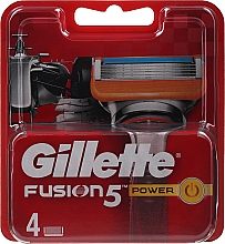 Düfte, Parfümerie und Kosmetik Ersatzklingen 4 St. - Gillette Fusion Power