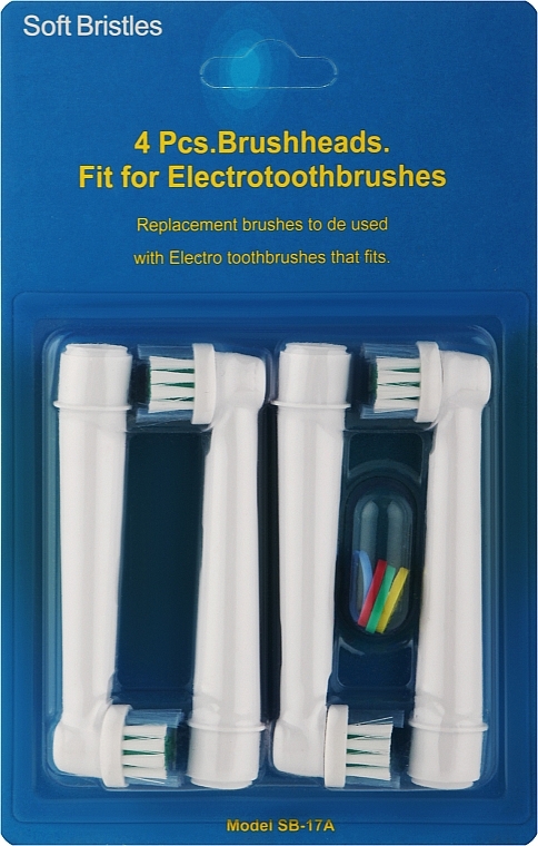 Ersatzkopf für elektrische Zahnbürste 4 St. - Deni Carte — Bild N1