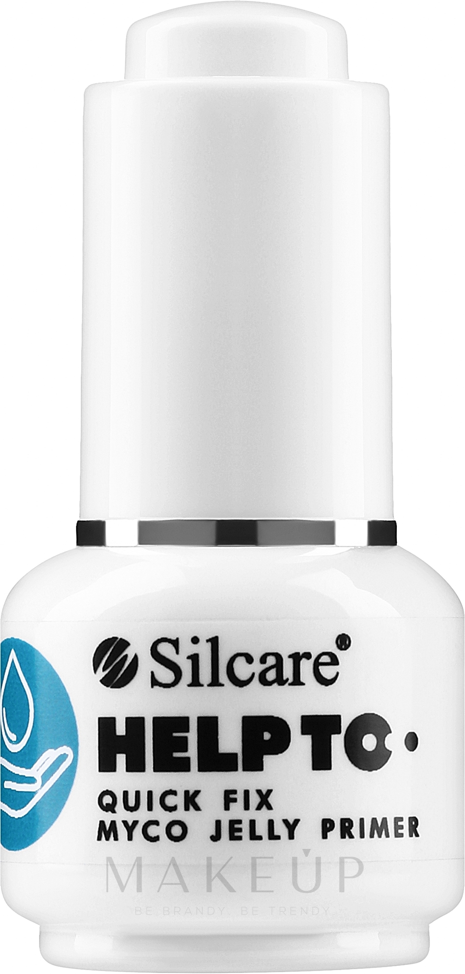 Säurefreier Nagel-Primer - Silcare Help To Quick Fix Myco Jelly Primer — Bild 15 ml