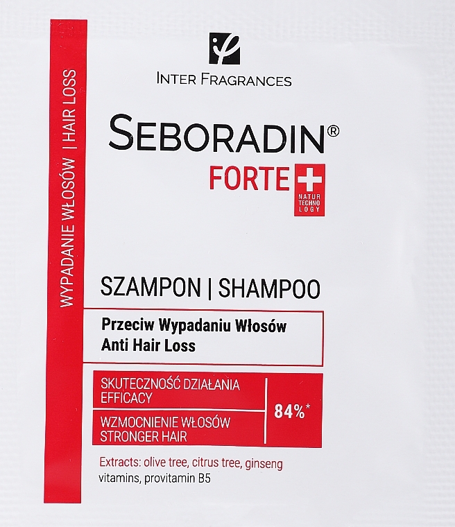 Shampoo gegen Haarausfall - Seboradin Anti Hair Loss Shampoo (Probe)  — Bild N1