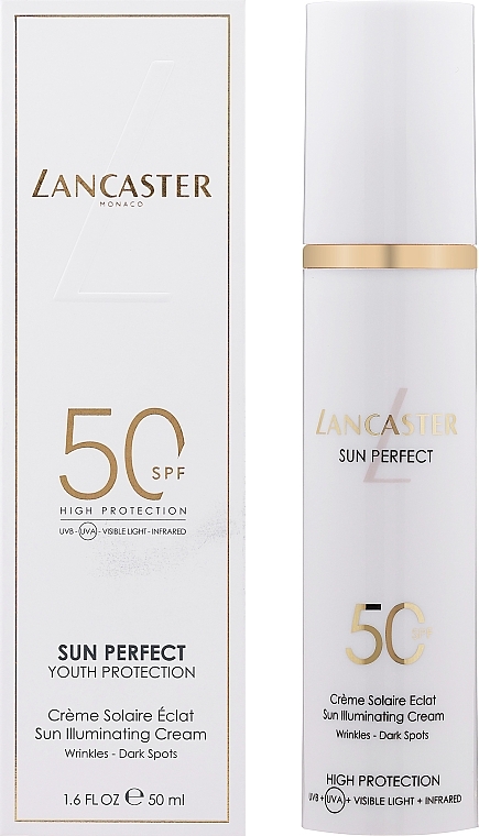 Sonnenschutzcreme für das Gesicht - Lancaster Sun Perfect Sun Illuminating Cream SPF 50 — Bild N2