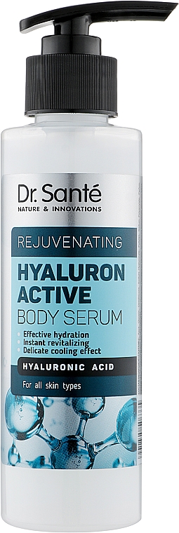 Körperserum mit Hyaluronsäure - Dr. Sante Hyaluron Active Rejuvenating Body Serum — Bild N1