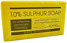 Seife mit Vitamin E - The English Soap Company Take Care Collection 10% Sulphur Soap — Bild N1