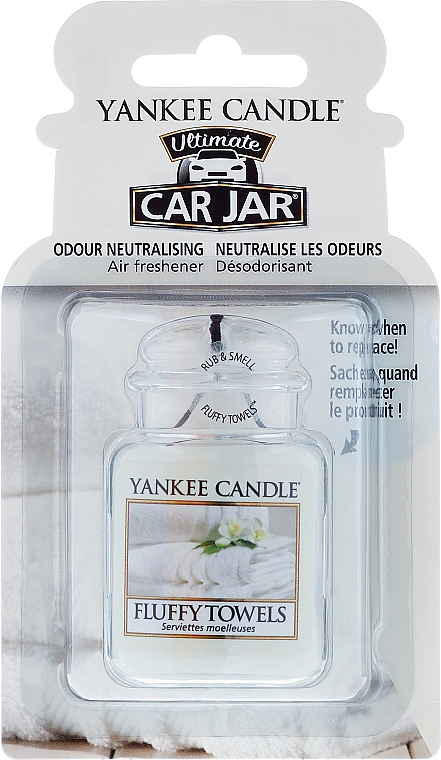 Auto-Lufterfrischer - Yankee Candle Fluffy Towels Car Jar Ultimate  — Bild N1