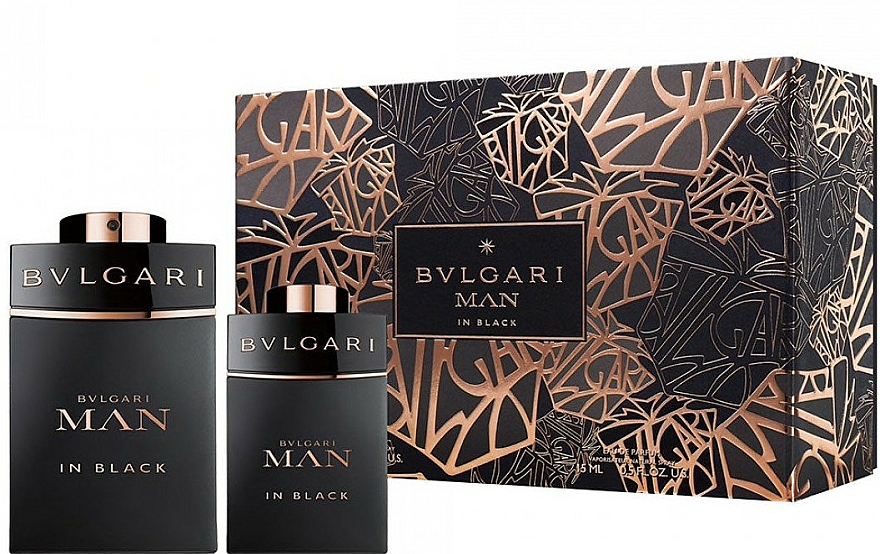 Bvlgari Man In Black - Duftset (Eau de Parfum 60ml + Eau de Parfum 15ml) — Bild N1