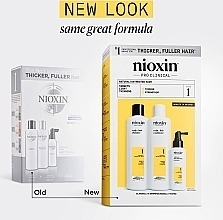 Pflegeset für Männer - Nioxin System 1 Loyalty Kit (shmp/300ml + h/cond/300ml + h/serum/100ml) — Bild N3