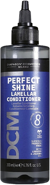 DCM Perfect Shine Lamellar Conditioner  - Haarspülung mit Laminierungseffekt — Bild N1