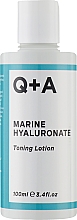 Düfte, Parfümerie und Kosmetik Gesichtstonikum - Q+A Marina Hyaluronic Toning Lotion