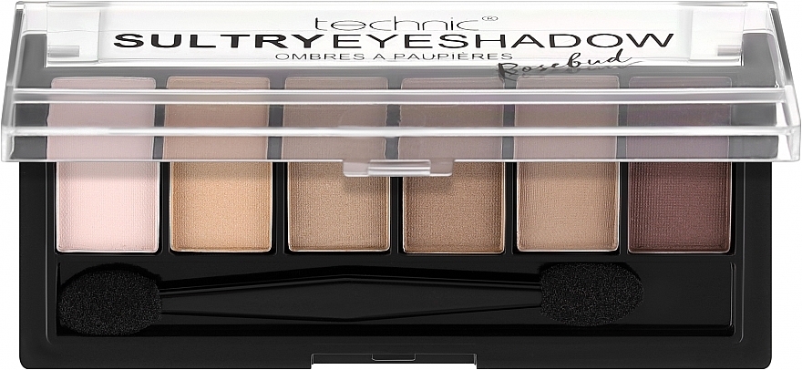 Lidschattenpalette - Technic Cosmetics Sultry 6 Shades Eyeshadow Palette — Bild N1