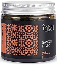 Schwarze Seife Orangenblüte - Intaj Cosmetics Savon Noir With Orange Flowers — Bild N1