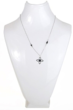 Halskette große Blume silbern - Lolita Accessories — Bild N1