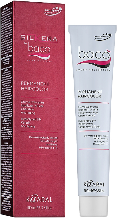 Haarfarbe - Kaaral Baco Silkera Permanent Hair Colouring