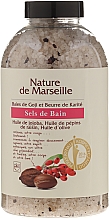 Düfte, Parfümerie und Kosmetik Badesalz mit natürlichen Ölen Goji-Beeren und Sheabutter - Nature de Marseille