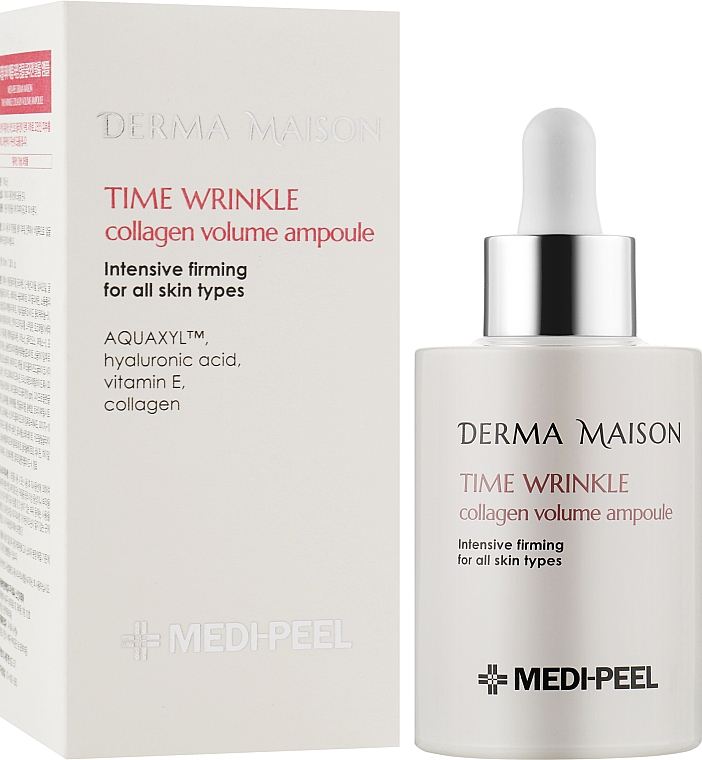 Ampullenserum mit Kollagen - Medi Peel Derma Maison Time Wrinkle Collagen Volume Ampoule — Bild N2