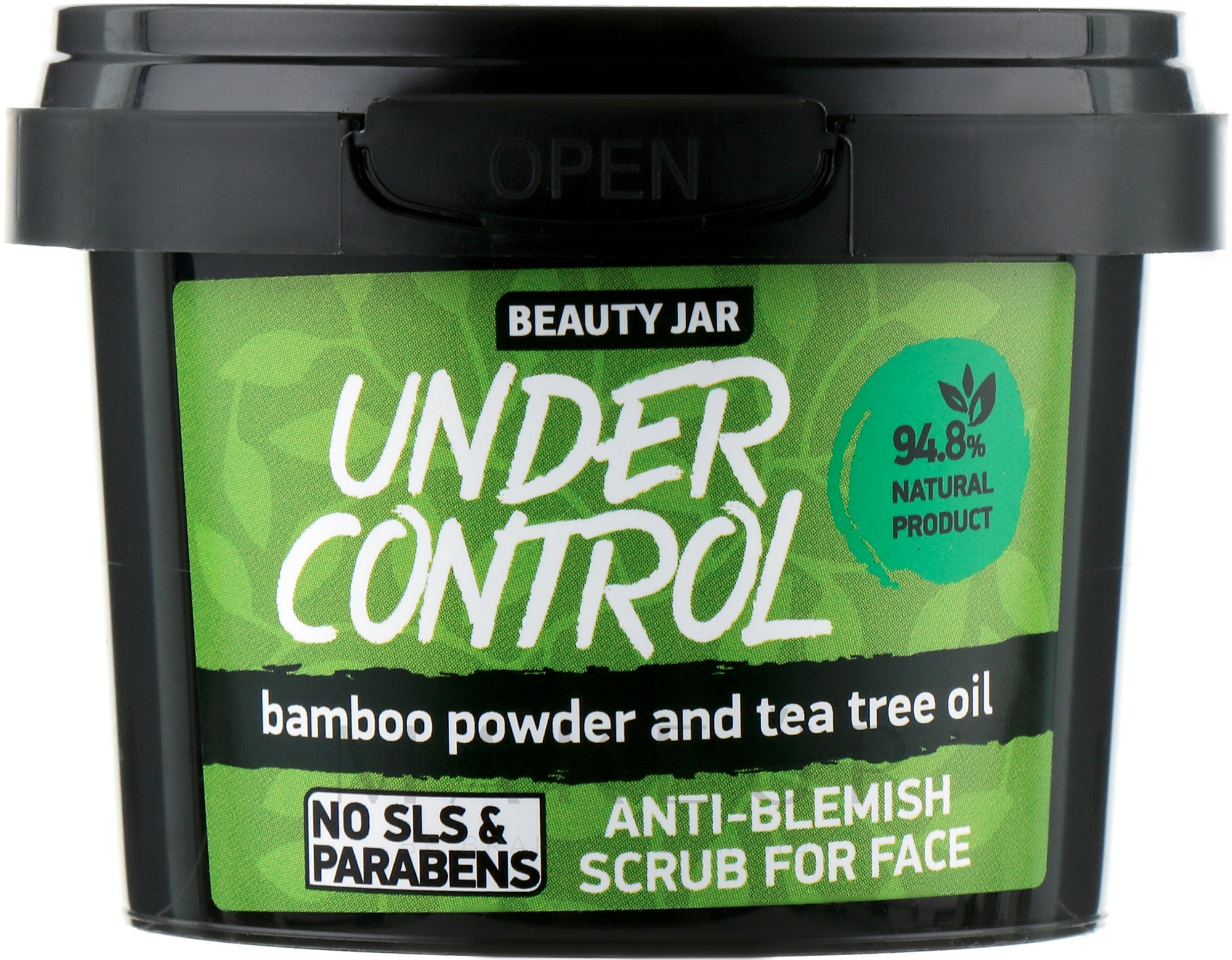 Gesichtspeeling mit Bambuspuder und Teebaumöl - Beauty Jar Anti-Blemish Scrub For Face — Bild 120 g
