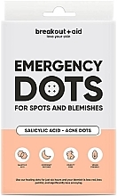 Düfte, Parfümerie und Kosmetik Aknepflaster mit Salicylsäure - Breakout + Aid Emergency Dots For Spots And Blemishes With Salicylic Acid