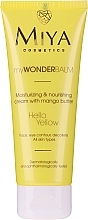 Feuchtigkeitsspendende und pflegende Gesichtscreme mit Mangobutter - Miya Cosmetics My Wonder Balm Hello Yellow Face Cream — Bild N2