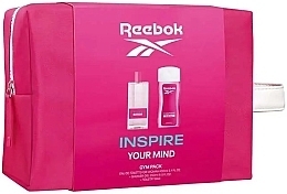 Düfte, Parfümerie und Kosmetik Reebok Inspire Your Mind  - Duftset (Eau de Toilette 100ml + Duschgel 250ml + Kosmetiktasche 1 St.) 