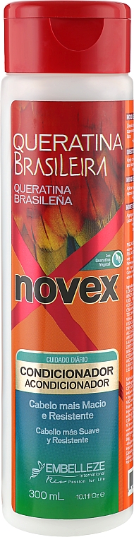 Conditioner für stumpfes Haar mit Keratin - Novex Brazilian Keratin Conditioner — Bild N1