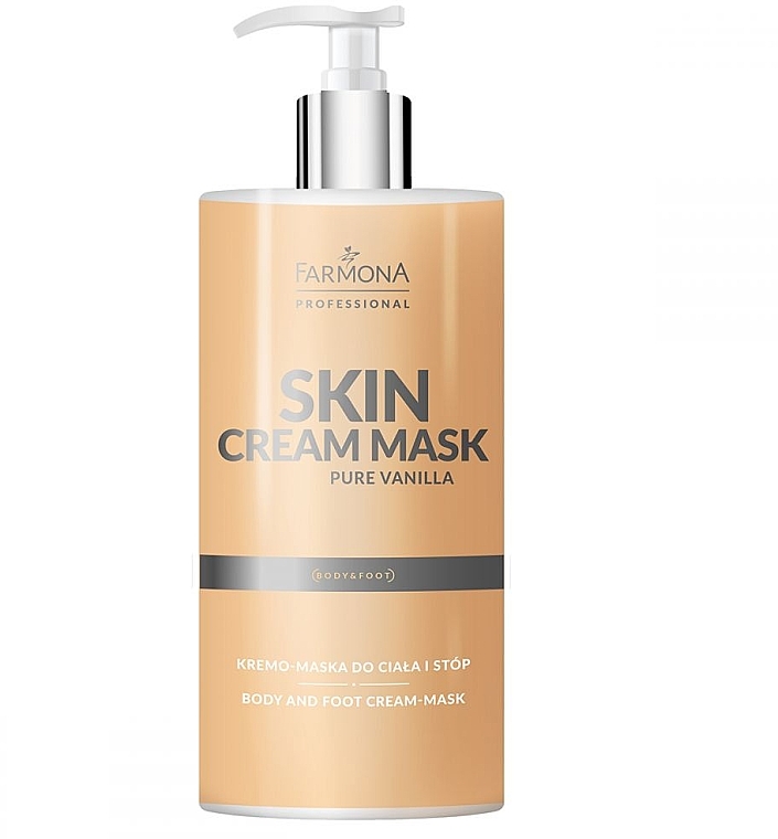 Creme-Maske für Körper und Beine mit Vanillearoma - Farmona Professional Skin Cream Mask Pure Vanilla — Bild N1