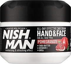 Hand- und Gesichtscreme für alle Hauttypen mit Granatapfel - Nishman Hand & Face Cream Pomegranate — Bild N1