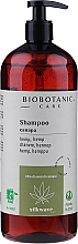 Düfte, Parfümerie und Kosmetik Natürliches Shampoo mit Hanfsamenöl - BioBotanic Silk Wave Hemp Shampoo