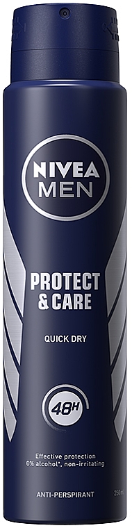 Deospray Antitranspirant - Nivea Men Protect And Care Spray Antiperspirant Deodorant — Bild N1