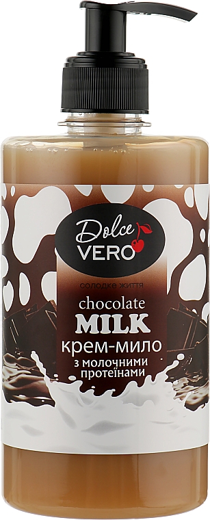 Cremige Flüssigseife mit Milchproteinen - Dolce Vero Chocolate Milk — Bild N1