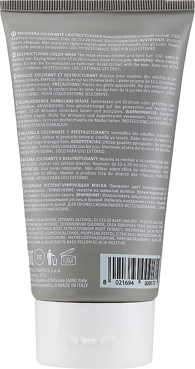 Tonisierende Haarmaske - Oyster Cosmetics Directa Crazy Restructuring Color Mask — Bild N2