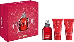 Düfte, Parfümerie und Kosmetik Cacharel Amor Amor - Duftset (Eau de Toilette /50 ml + Körperlotion /2x50 ml) 