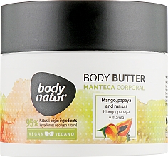 Düfte, Parfümerie und Kosmetik Körperbutter mit Mango, Papaya und Marula - Body Natur Mango, Papaya and Marula Body Butter