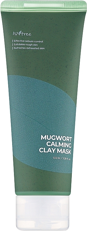 Tonerde-Gesichtsmaske mit Wermutextrakt - Isntree Mugwort Calming Clay Mask — Bild N1