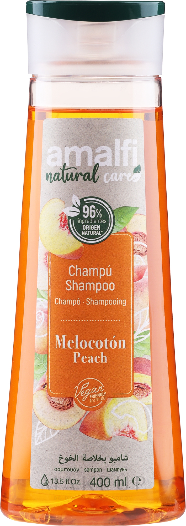 Shampoo für normales Haar mit Pfirsich - Amalfi Shampoo — Bild 400 ml