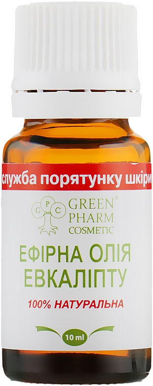 100% Natürliches ätherisches Eukalyptusöl - Green Pharm Cosmetic — Bild N1