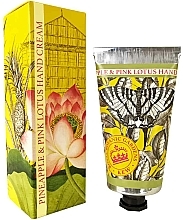 Handcreme mit Ananas und rosa Lotus - The English Soap Company Pineapple and Pink Lotus Hand Cream — Bild N1