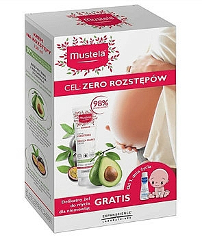 Körperpflegeset - Mustela Maternity (Creme gegen Schwangerschaftsstreifen 150ml + Duschgel 200ml) — Bild N1