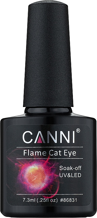 Gel-Nagellack Katzenauge - Canni Flame Cat Eye Gel (A25) — Bild N1