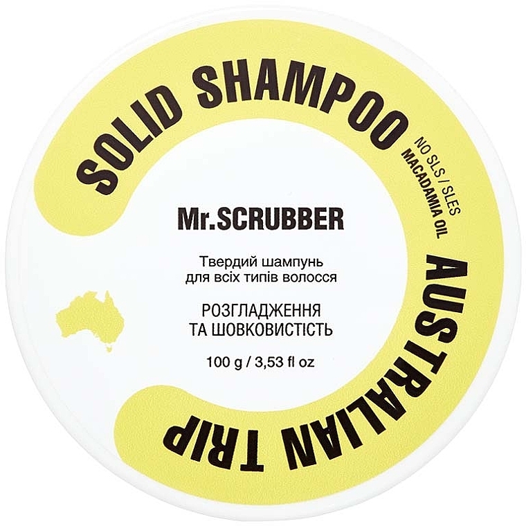Glättendes Haarshampoo - Mr.Scrubber Solid Shampoo Bar — Bild N2