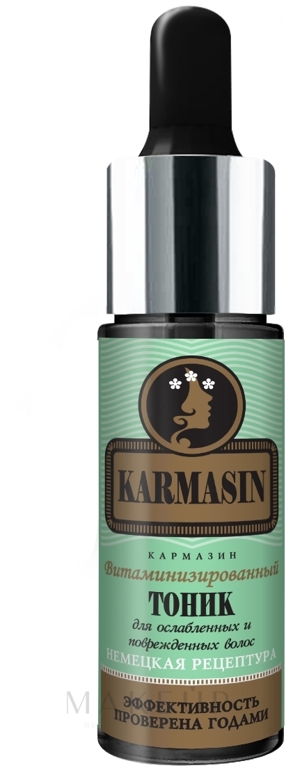 Tonikum für schwaches und geschädigtes Haar mit Vitaminen - Pharma Group Laboratories Karmasin Toner Hair  — Bild 14 ml