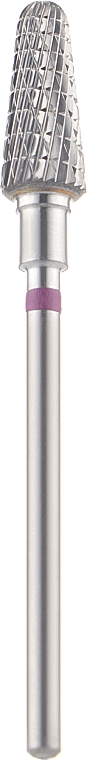 Wolfram-Nagelfräser Abgerundeter Kegel 6 mm lila - Head The Beauty Tools — Bild N1