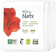 Düfte, Parfümerie und Kosmetik Slipeinlagen 10 St. - Eco by Naty Large Travel Pack Liners