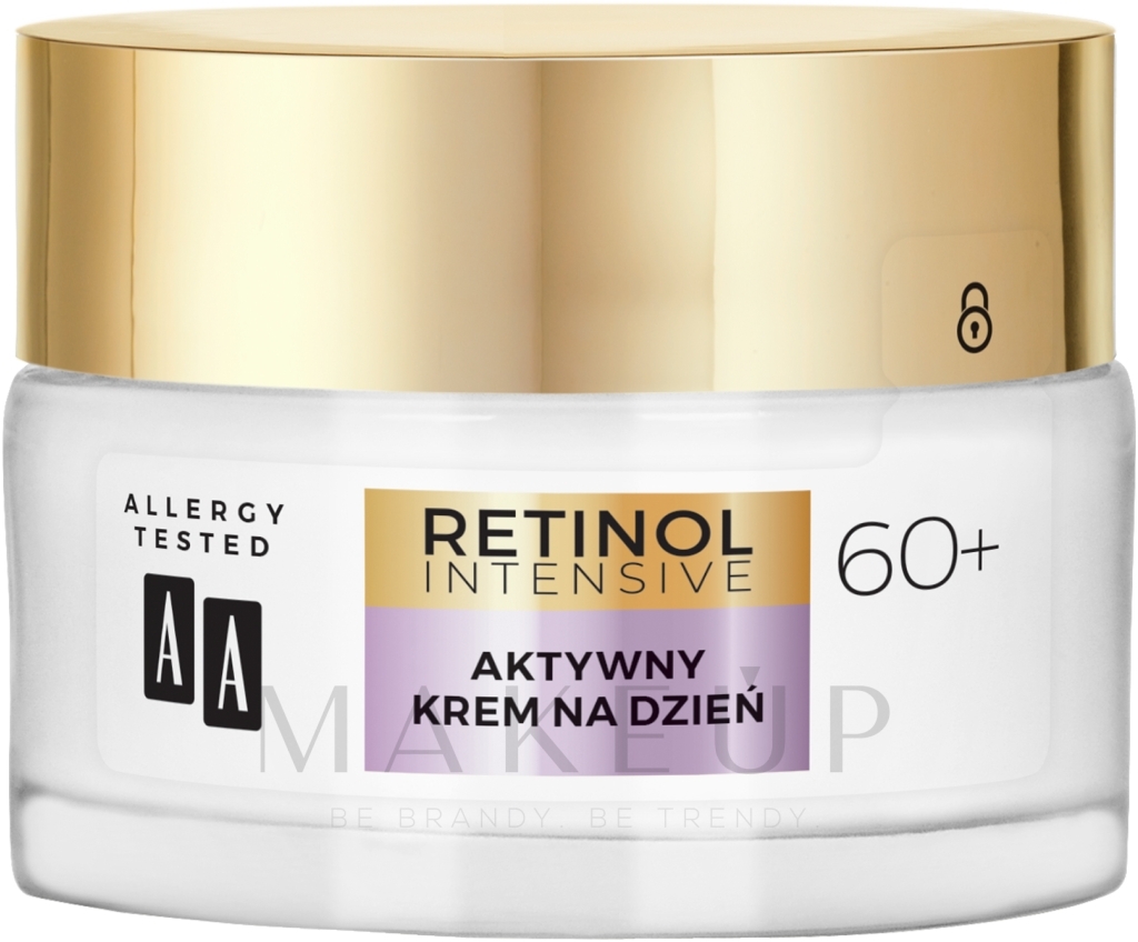 Aktiv glättende und feuchtigkeitsspendende Anti-Falten Tagescreme mit Bio Retinolkomplex für reife Gesichtshaut 60+ - AA Retinol Intensive 60+ Cream — Bild 50 ml