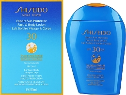 Sonnenschutzlotion für Gesicht & Körper LSF 30 - Shiseido Expert Sun Protection Face and Body Lotion SPF30 — Bild N2