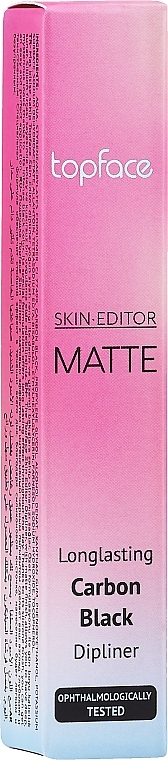 Matter flüssiger Eyeliner - TopFace Dipliner Matte — Bild N2