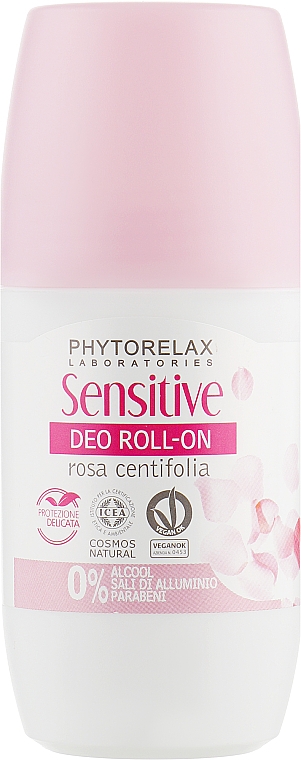 Deo Roll-on - Phytorelax Laboratories Sensitive Deo Roll-On Rosa Centifolia — Bild N1